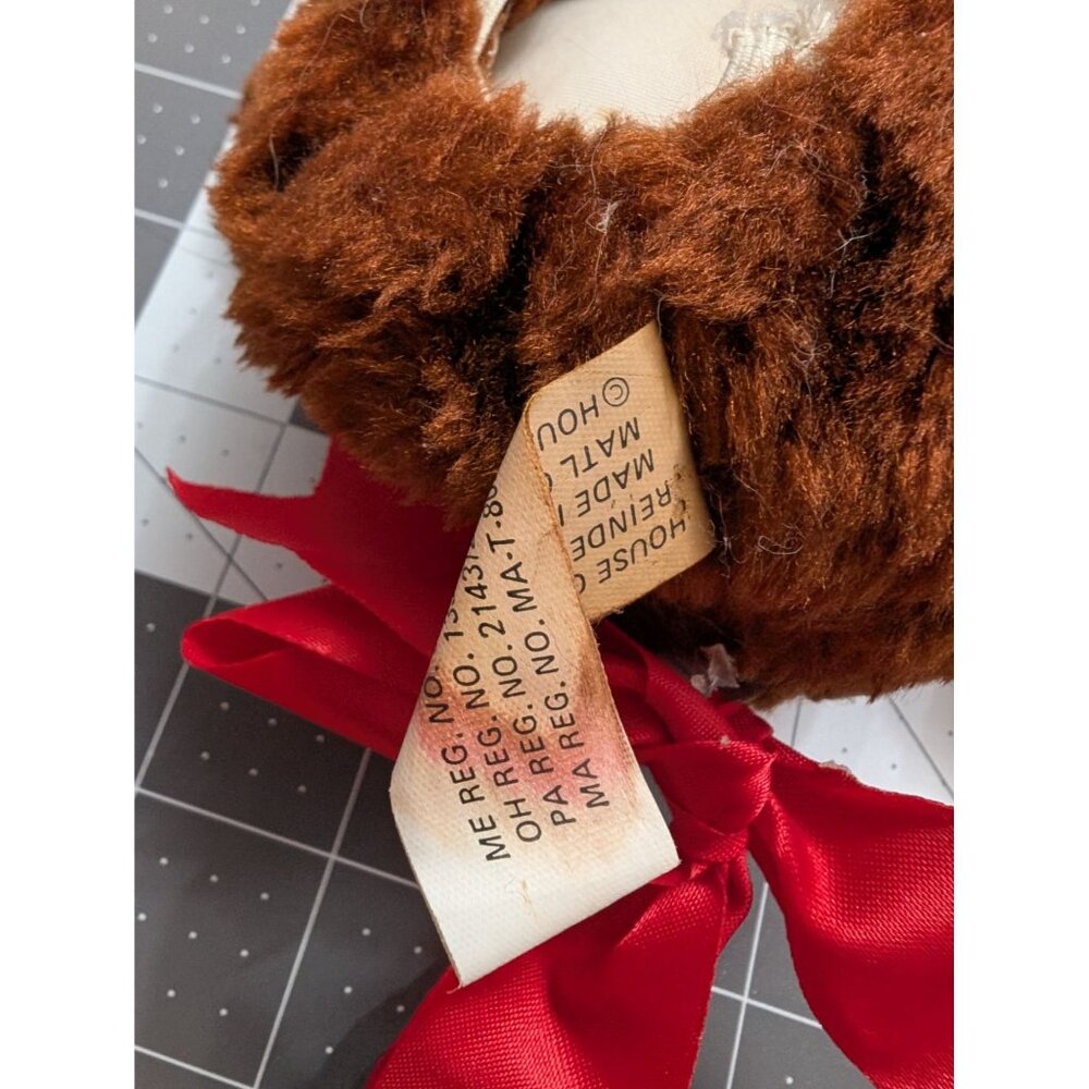 House of Lloyd Reindeer Bear Santa doorknob covers 1980s quirky stuffed animal - Picture 10 of 14